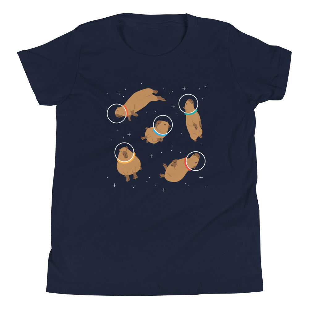Capybaras In Space Kid's Youth Tee product image 2