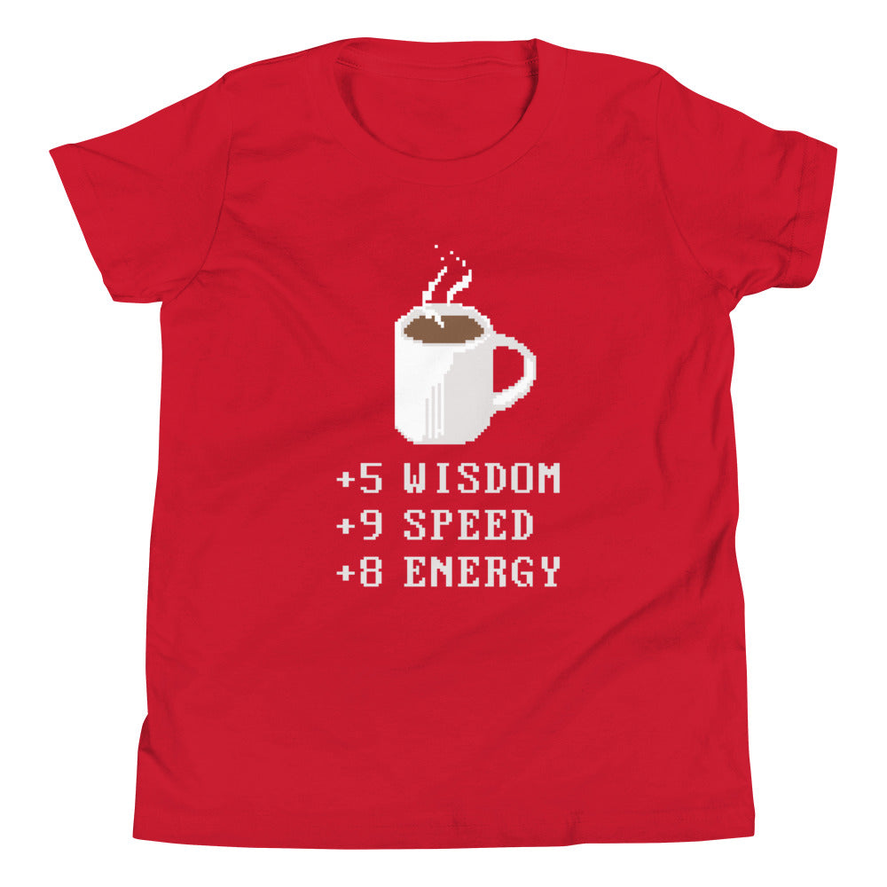 Coffee Plus To Stats Kid's Youth Tee product image 5