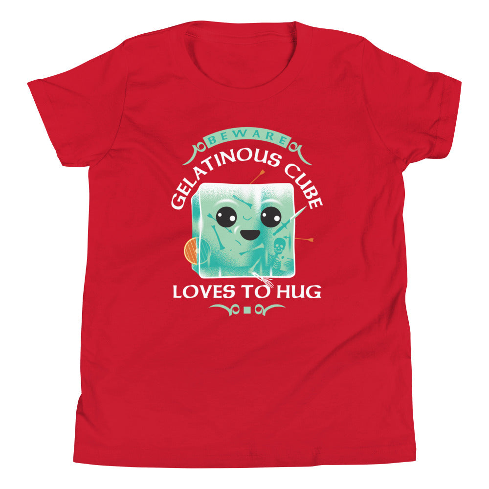 Gelatinous Cube Loves To Hug Kid's Youth Tee product image 3