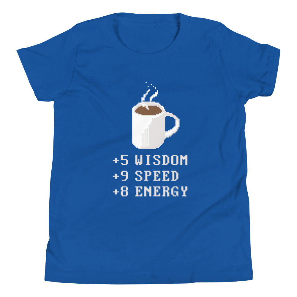 Coffee Plus To Stats Kid's Youth Tee product image 6